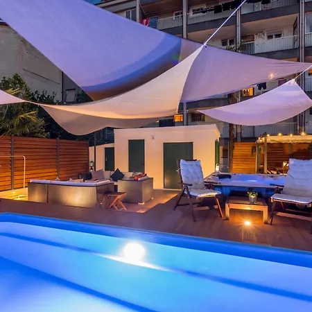 Evala Luxury With Pool And Garden スプリト